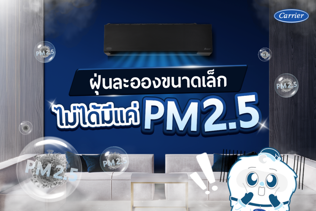 ฝุ่นละอองขนาดเล็กไม่ได้มีแค่ PM 2.5_carrier