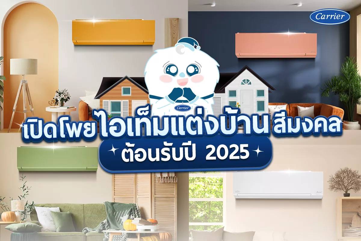 เปิดโพยไอเท็มแต่งบ้านสีมงคลต้อนรับปี 2025