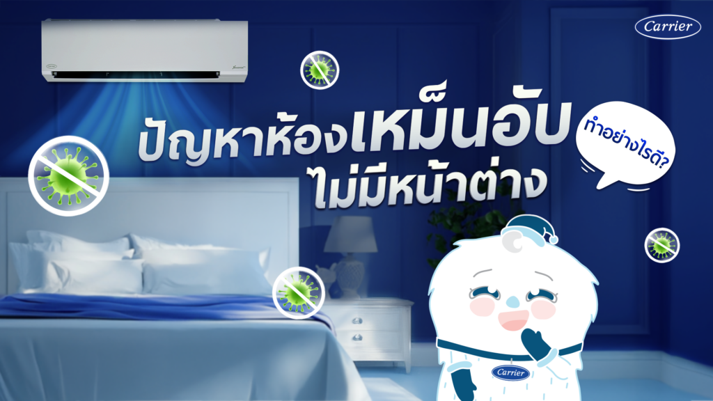 ปัญหาห้องเหม็นอับ ไม่มีหน้าต่าง ทำไงดี