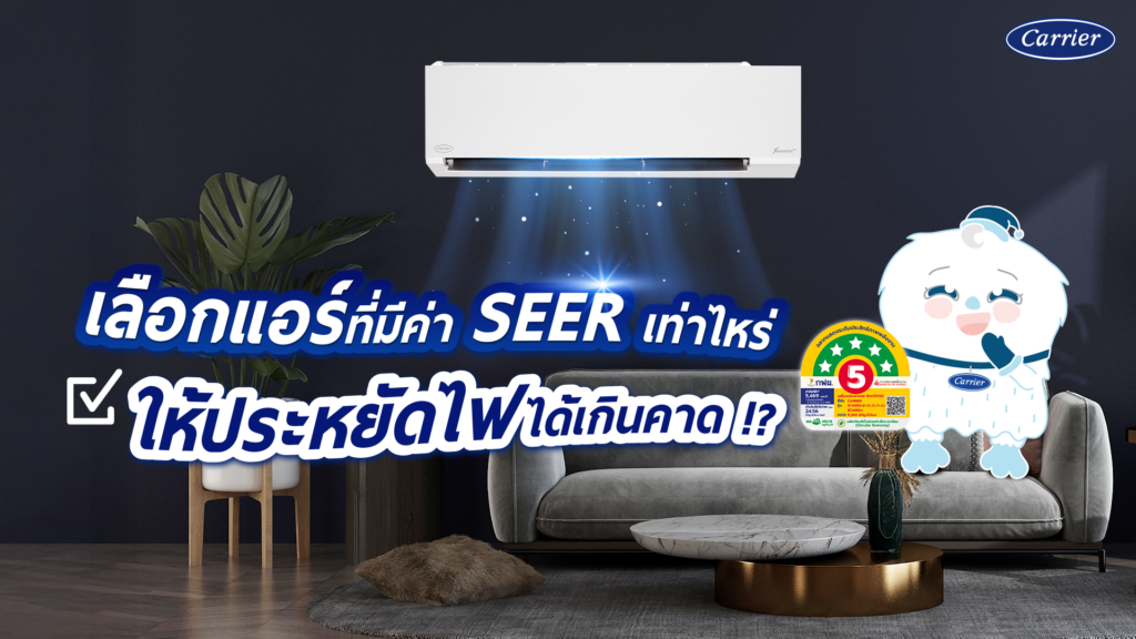ไขข้อสงสัย ค่า seer แอร์เท่าไหร่ดี เลือกแอร์ให้เหมาะกับการใช้งาน