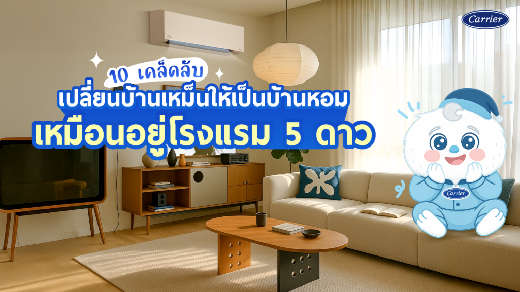 เปิด 10 เคล็ดลับ บ้านหอม ไม่เหม็นอับ ให้เหมือนอยู่ในโรงแรม