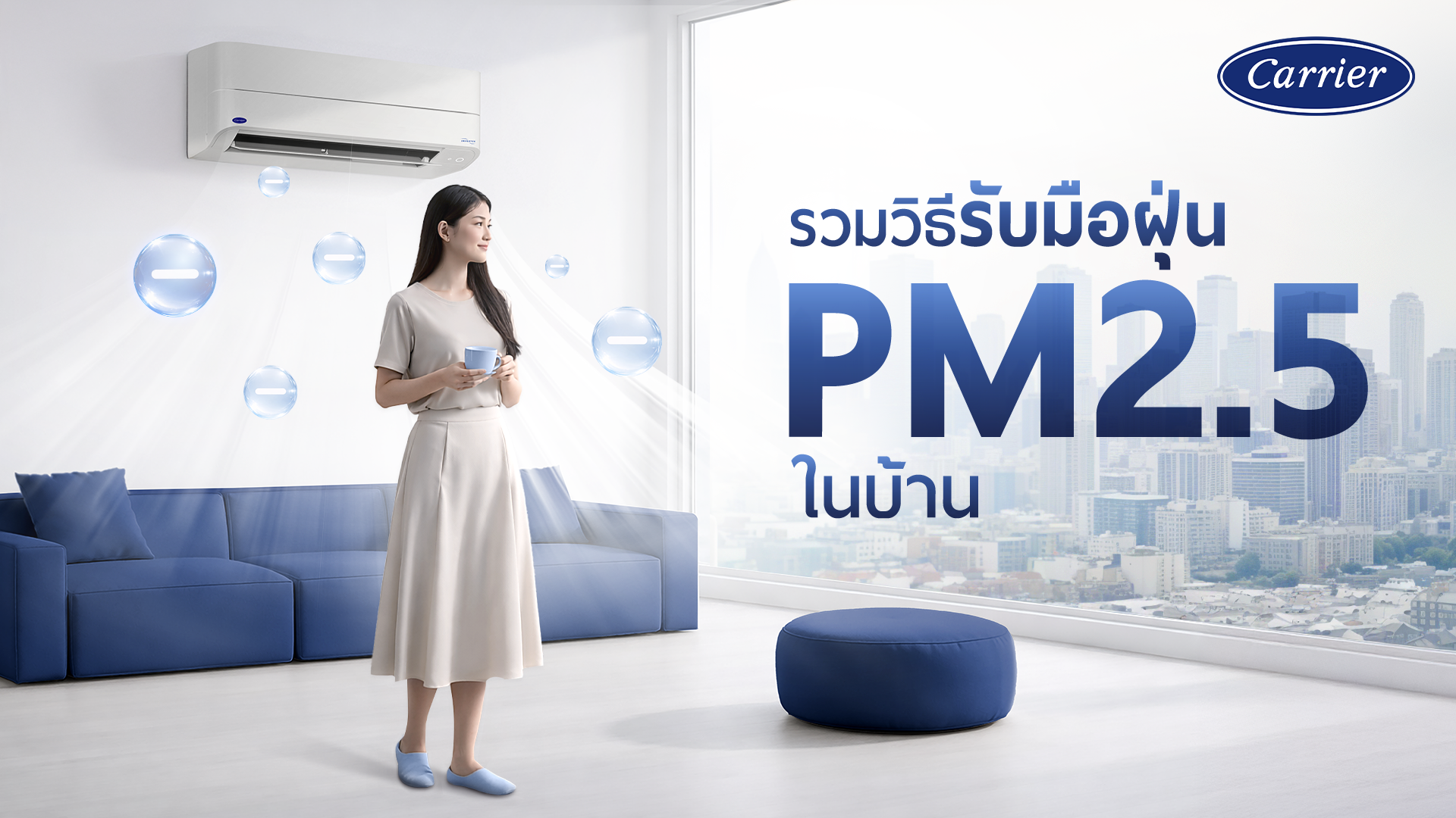 รวมวิธี รับมือฝุ่น PM2.5 ในบ้าน